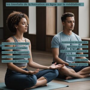 les bienfaits de la formation en ligne sur la méditation